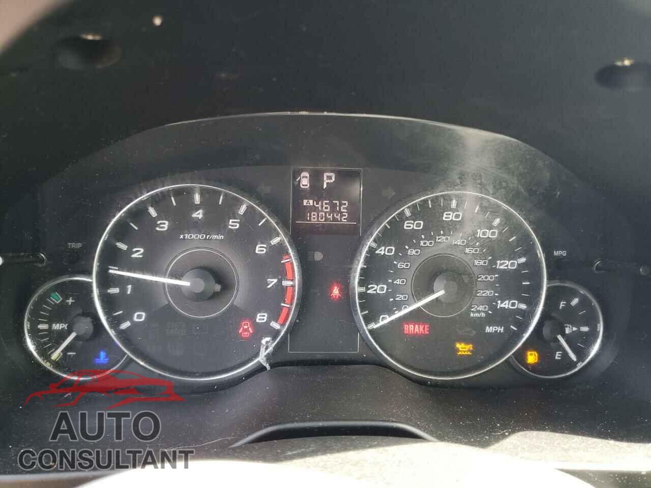 SUBARU OUTBACK 2011 - 4S4BRBCC8B3412504