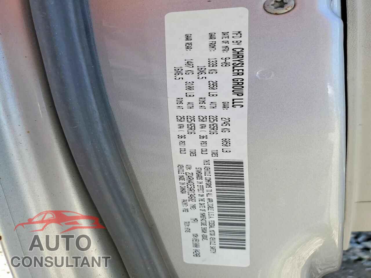 DODGE CARAVAN 2010 - 2D4RN4DE5AR134602