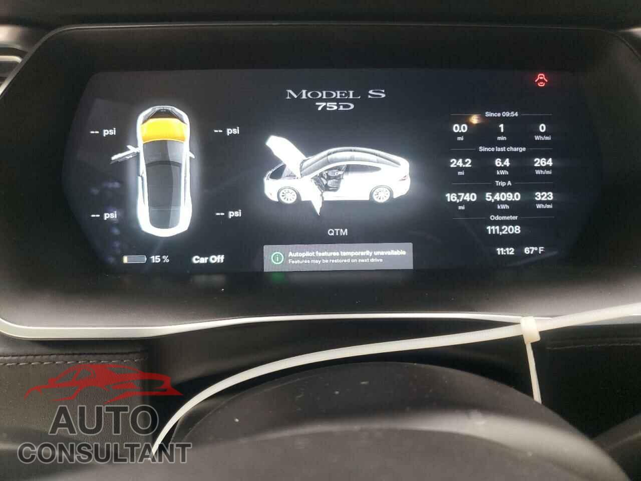 TESLA MODEL S 2016 - 5YJSA1E23GF159354