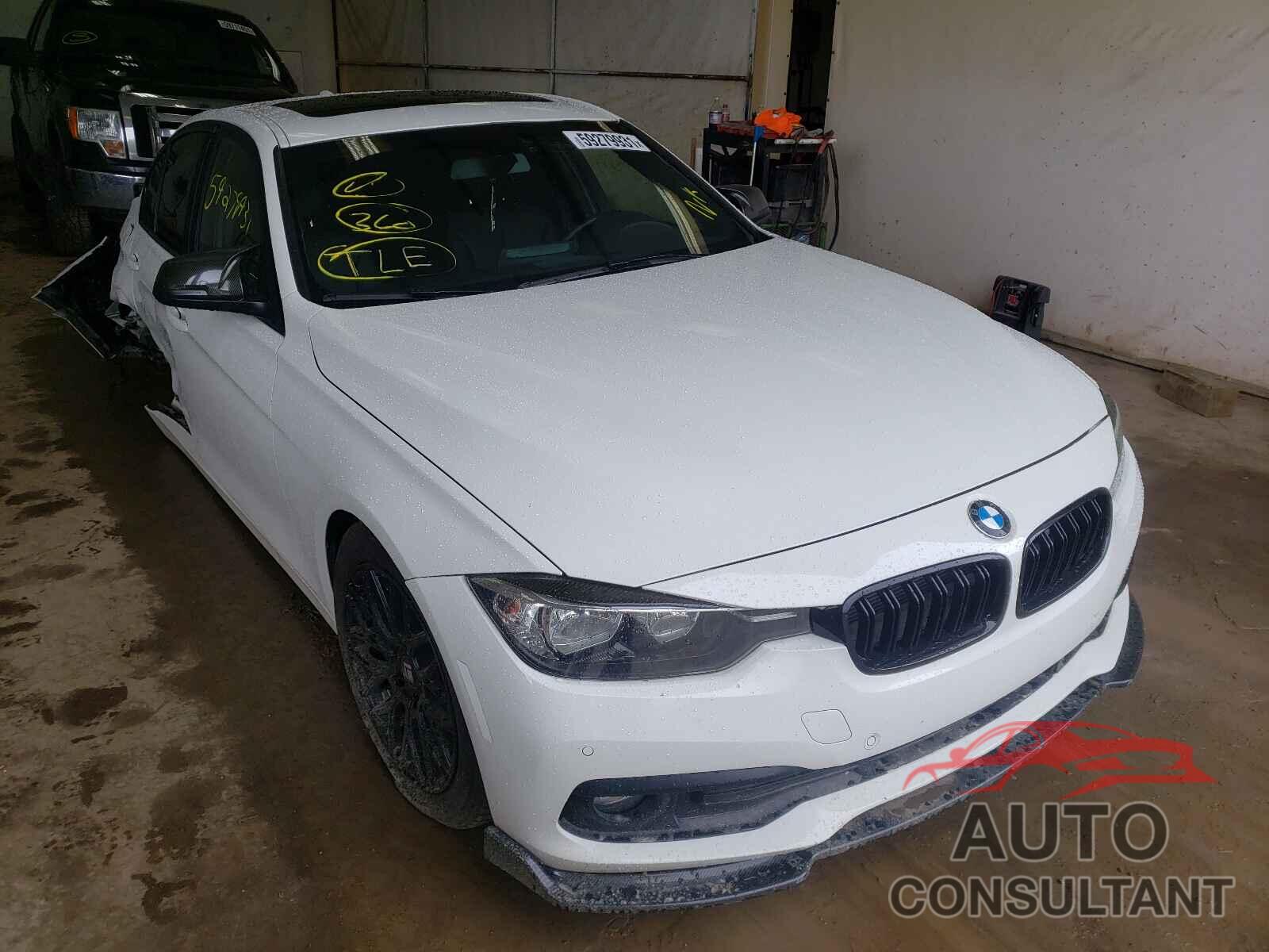 BMW 3 SERIES 2016 - WBA8A3C58GK689273