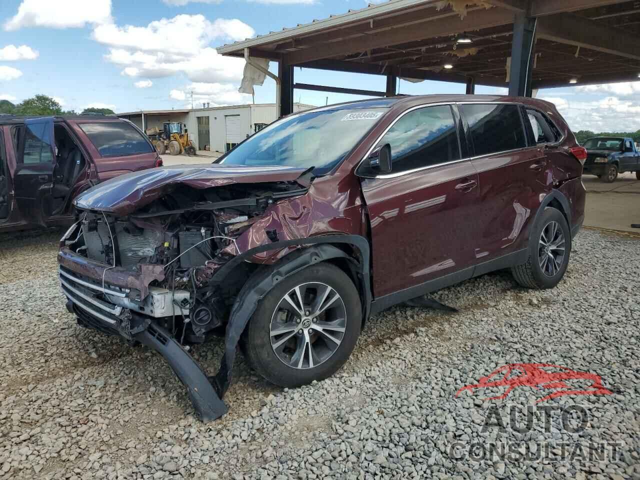 TOYOTA HIGHLANDER 2019 - 5TDZARFH6KS061391