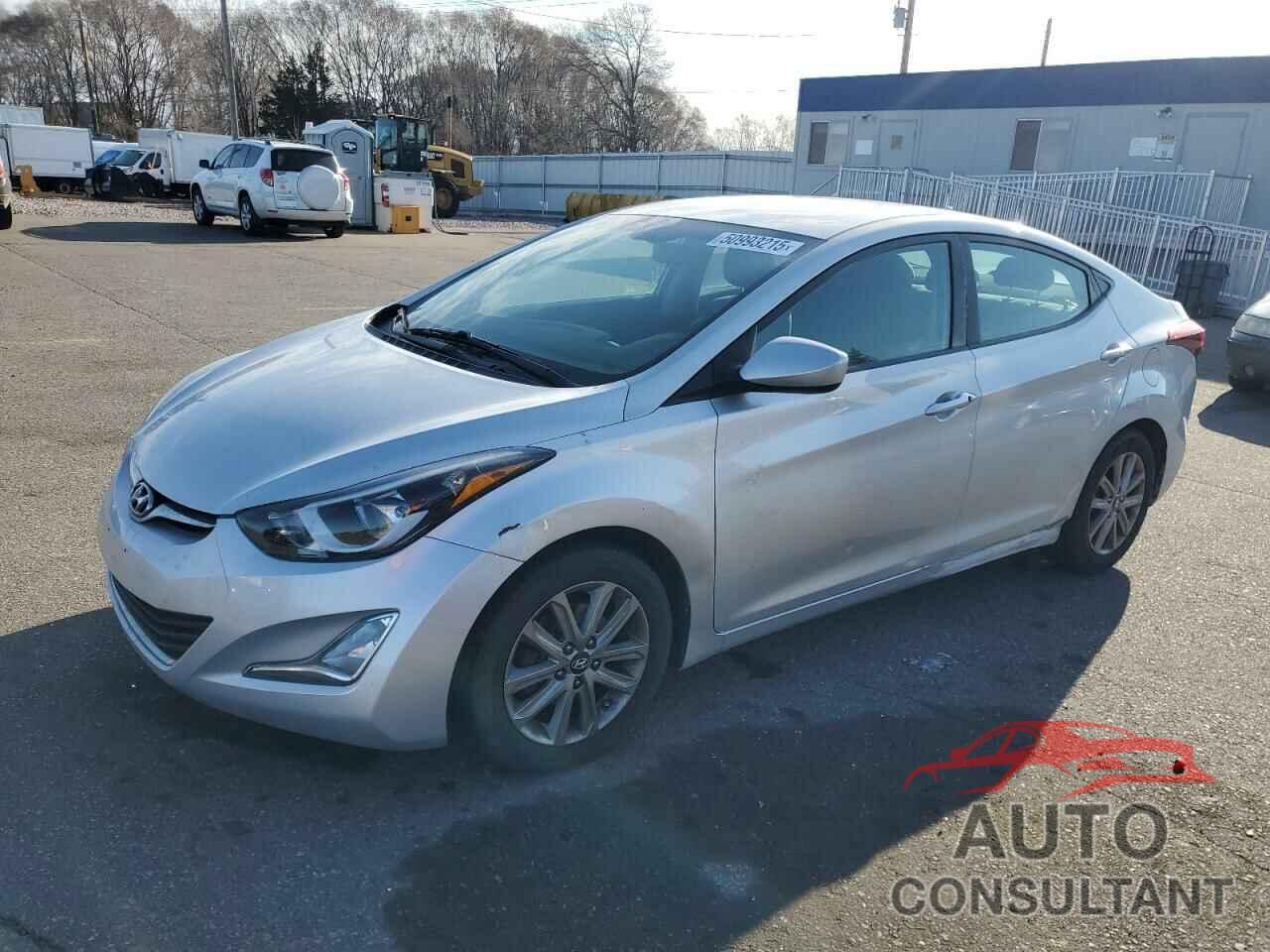 HYUNDAI ELANTRA 2014 - KMHDH4AE9EU037281