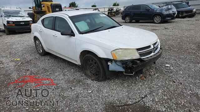 DODGE AVENGER 2011 - 1B3BD4FB6BN558228