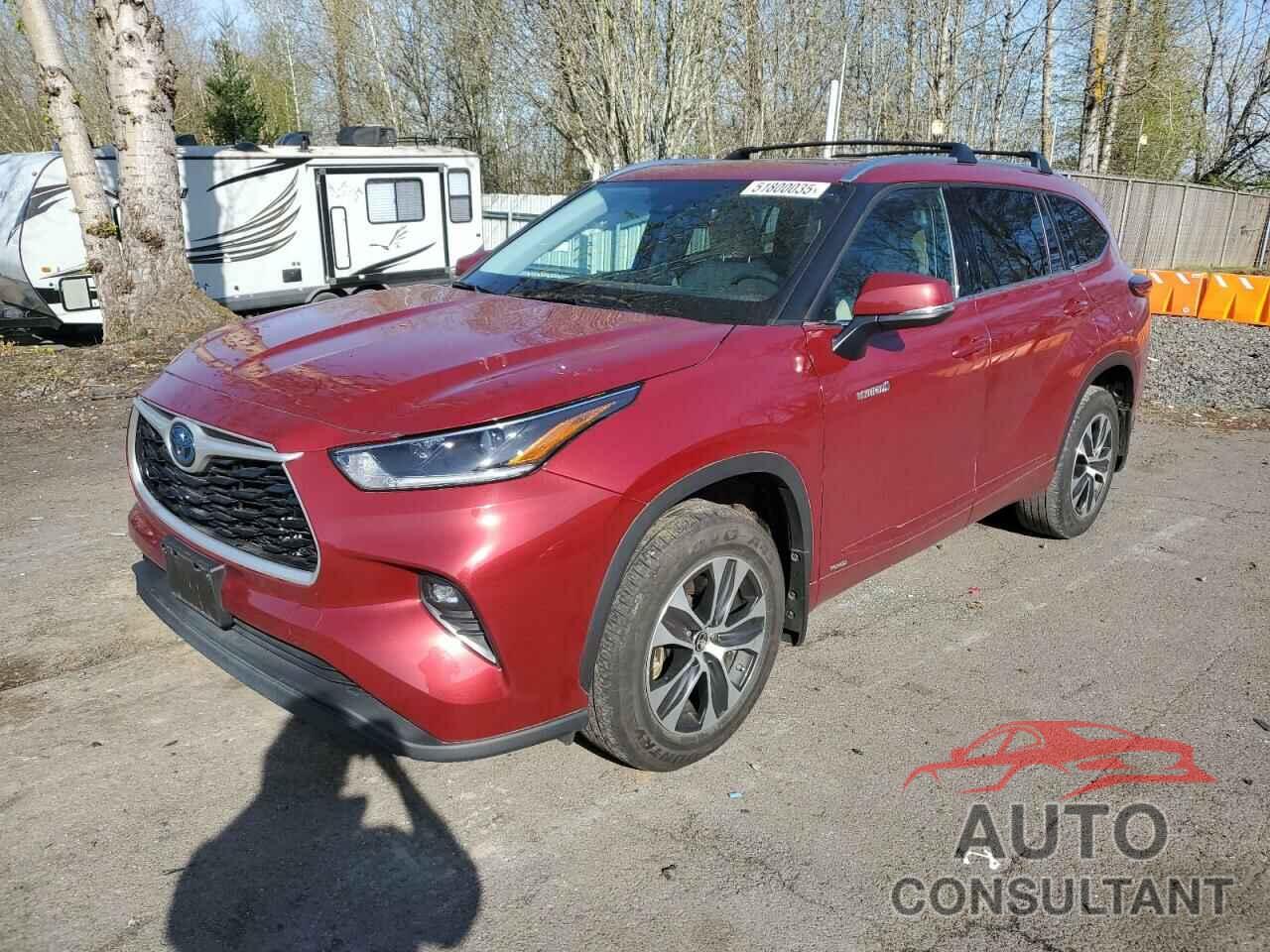 TOYOTA HIGHLANDER 2021 - 5TDHBRCH9MS535348