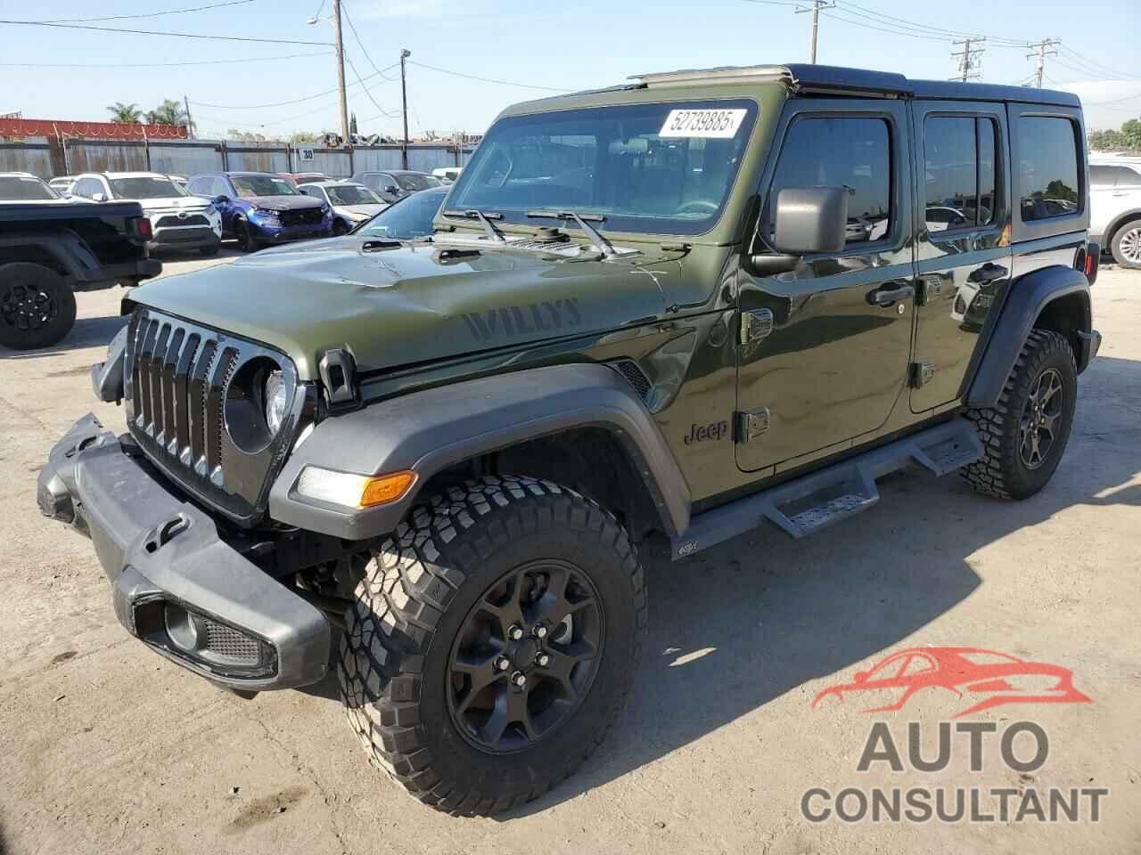 JEEP WRANGLER 2022 - 1C4HJXDG2NW196267