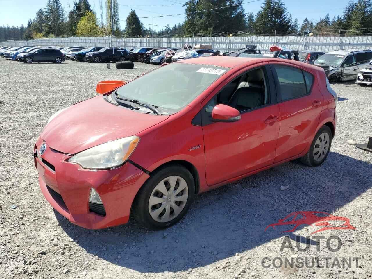 TOYOTA PRIUS 2012 - JTDKDTB32C1525582