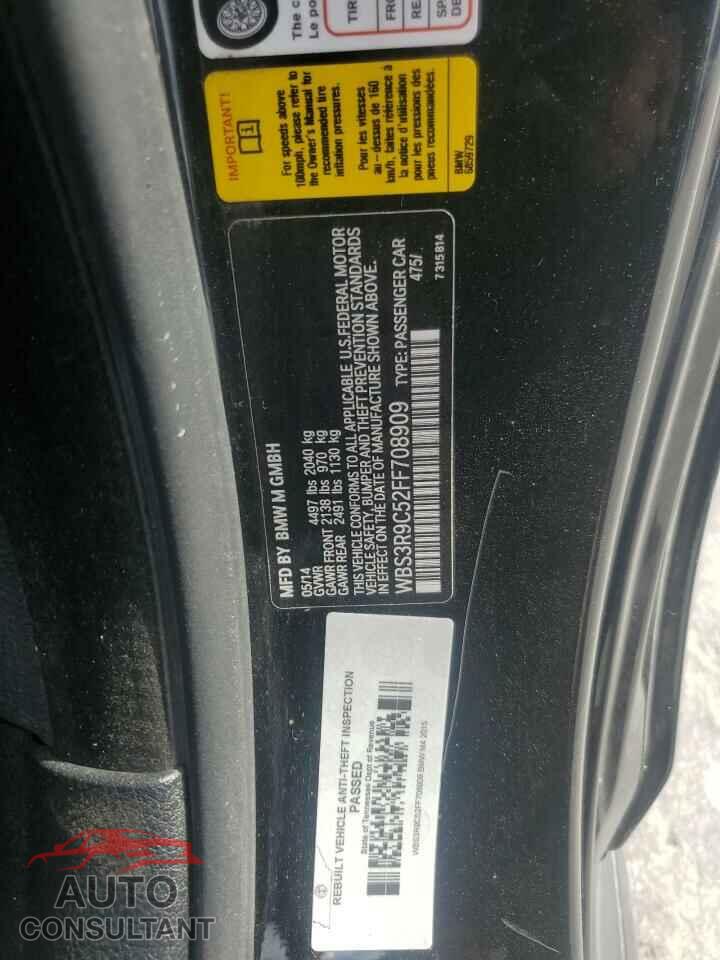 BMW M4 2015 - WBS3R9C52FF708909