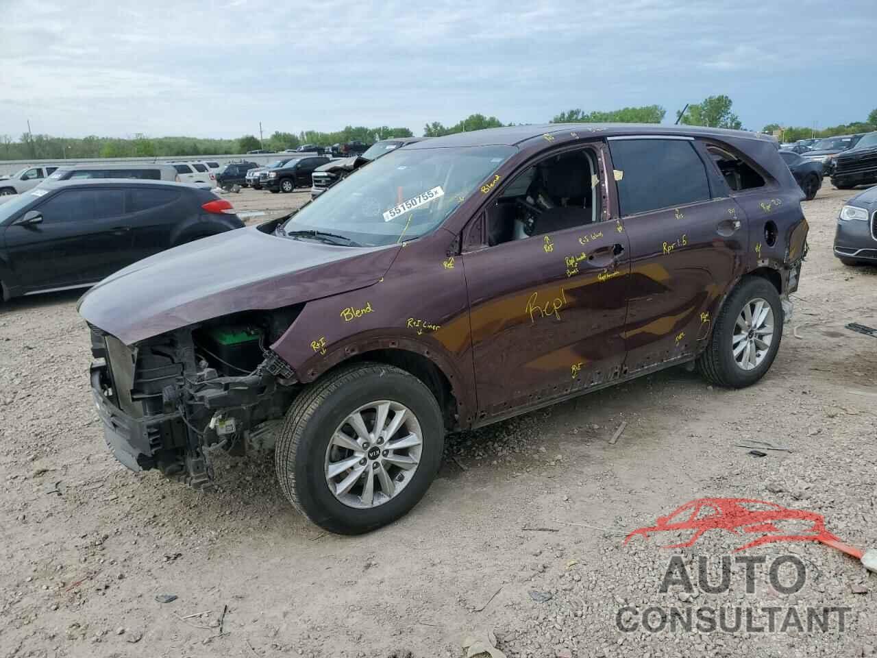 KIA SORENTO 2019 - 5XYPG4A5XKG489256