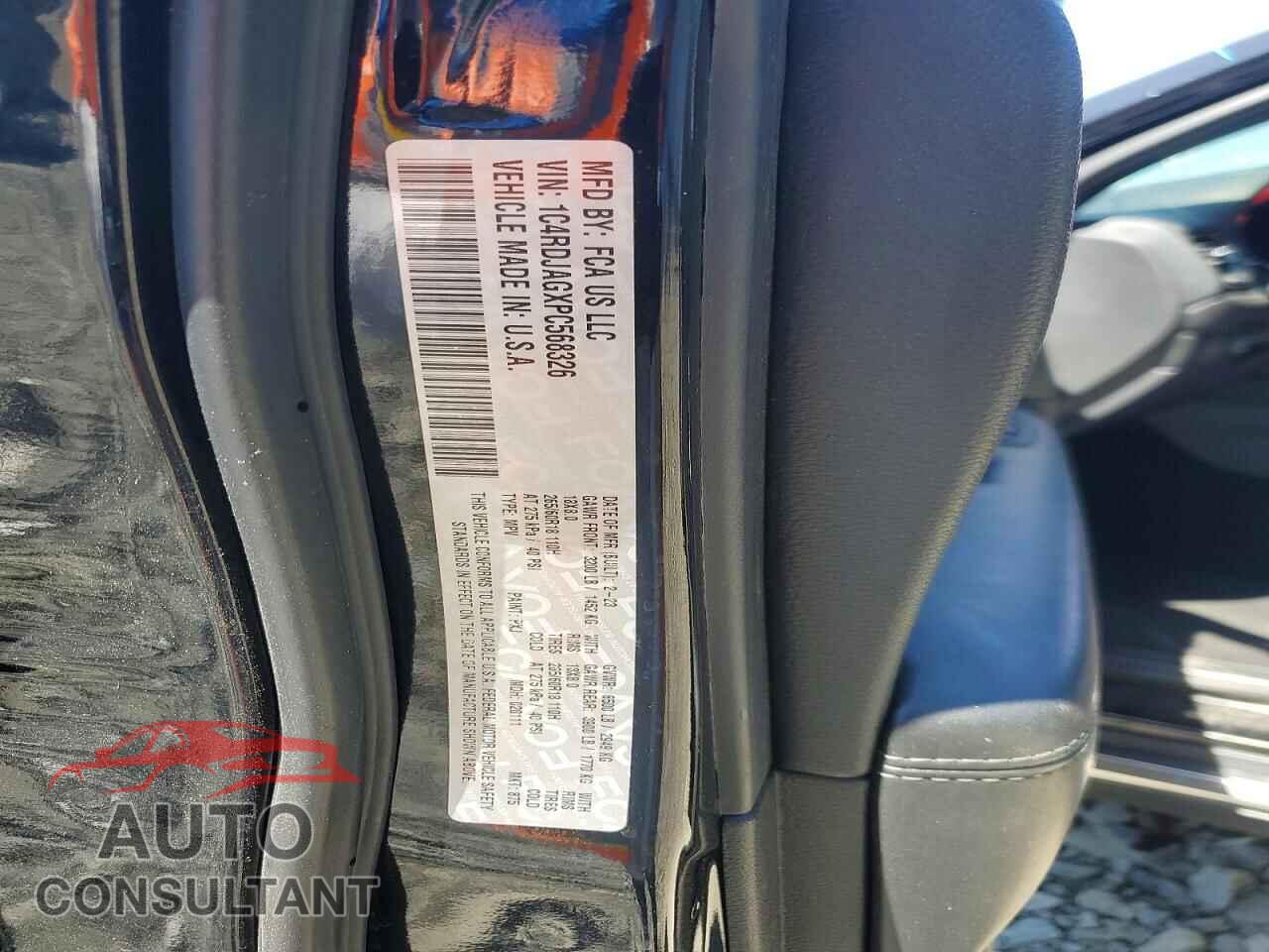 DODGE DURANGO 2023 - 1C4RDJAGXPC568326