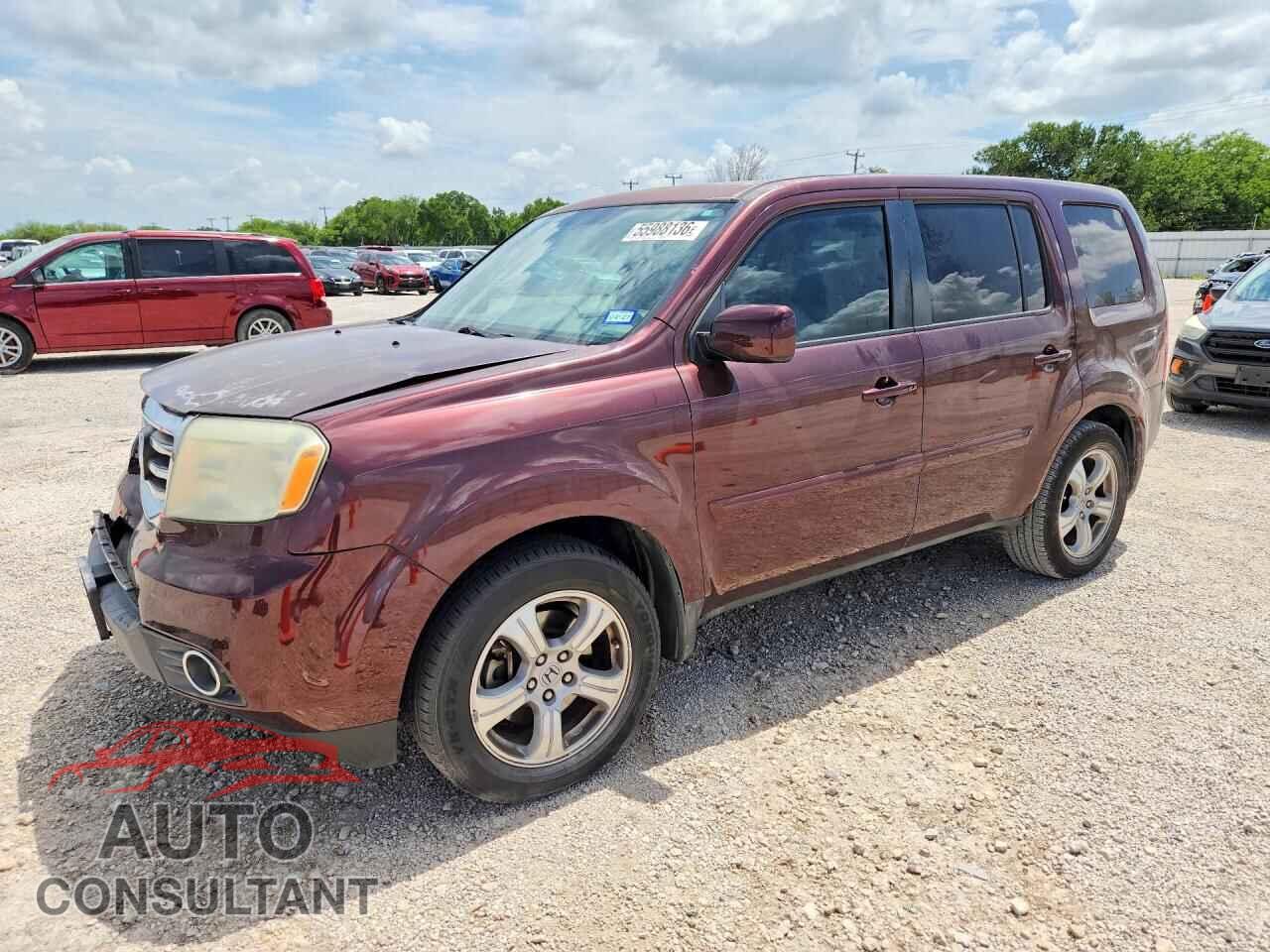 HONDA PILOT 2013 - 5FNYF3H77DB024307