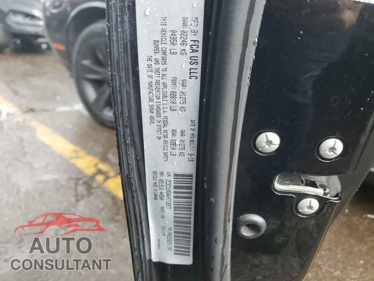 DODGE CHALLENGER 2019 - 2C3CDZAG4KH718977