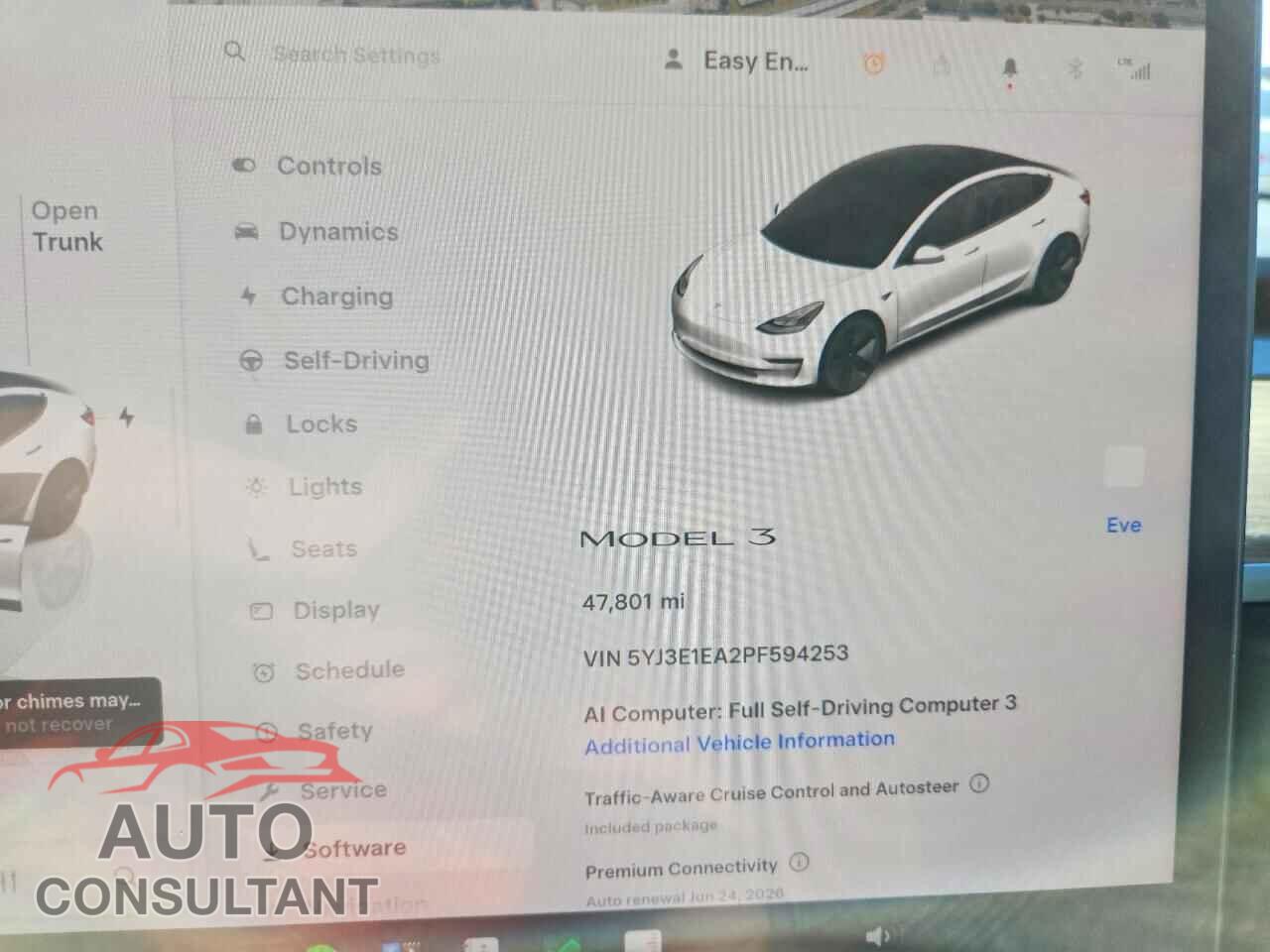 TESLA MODEL 3 2023 - 5YJ3E1EA2PF594253