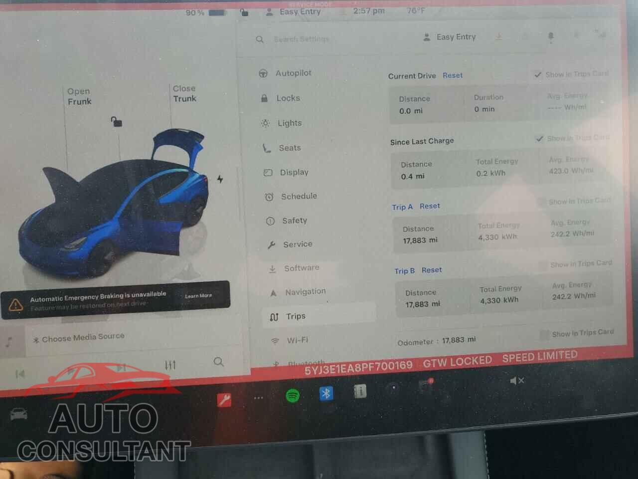 TESLA MODEL 3 2023 - 5YJ3E1EA8PF700169