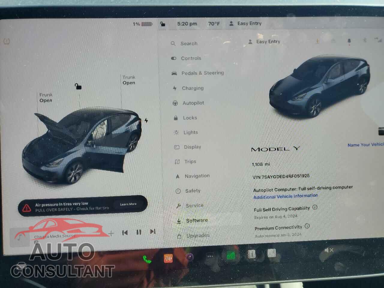 TESLA MODEL Y 2024 - 7SAYGDED4RF051925