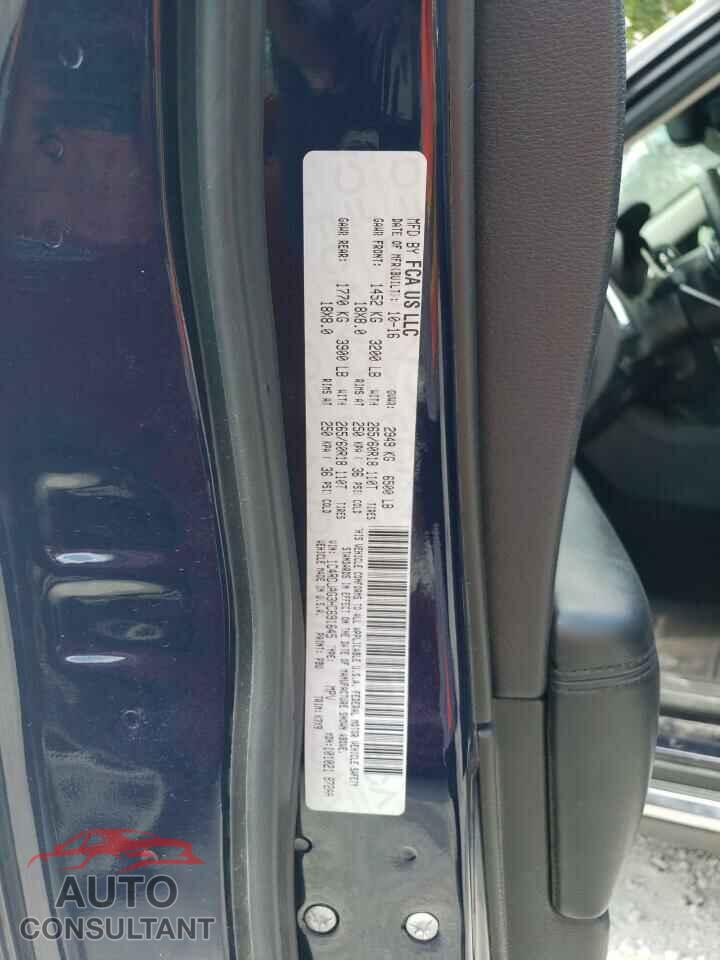 DODGE DURANGO 2017 - 1C4RDJAG3HC691645