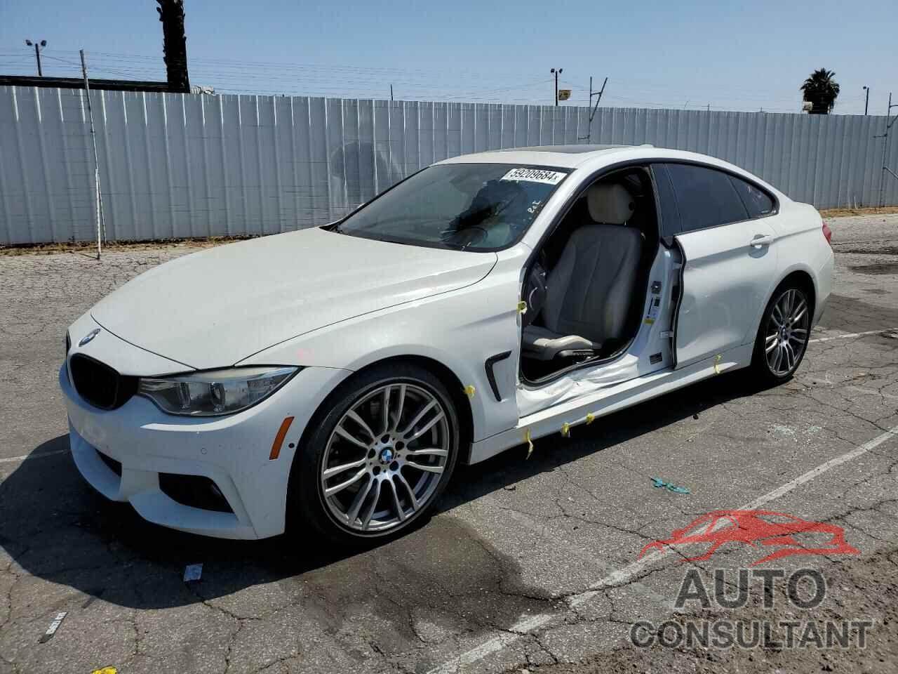 BMW 4 SERIES 2017 - WBA4F7C37HG788550