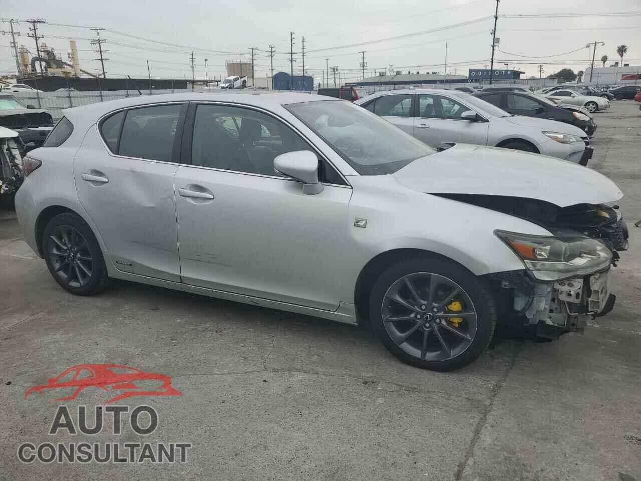LEXUS CT 200 2012 - JTHKD5BH5C2100258