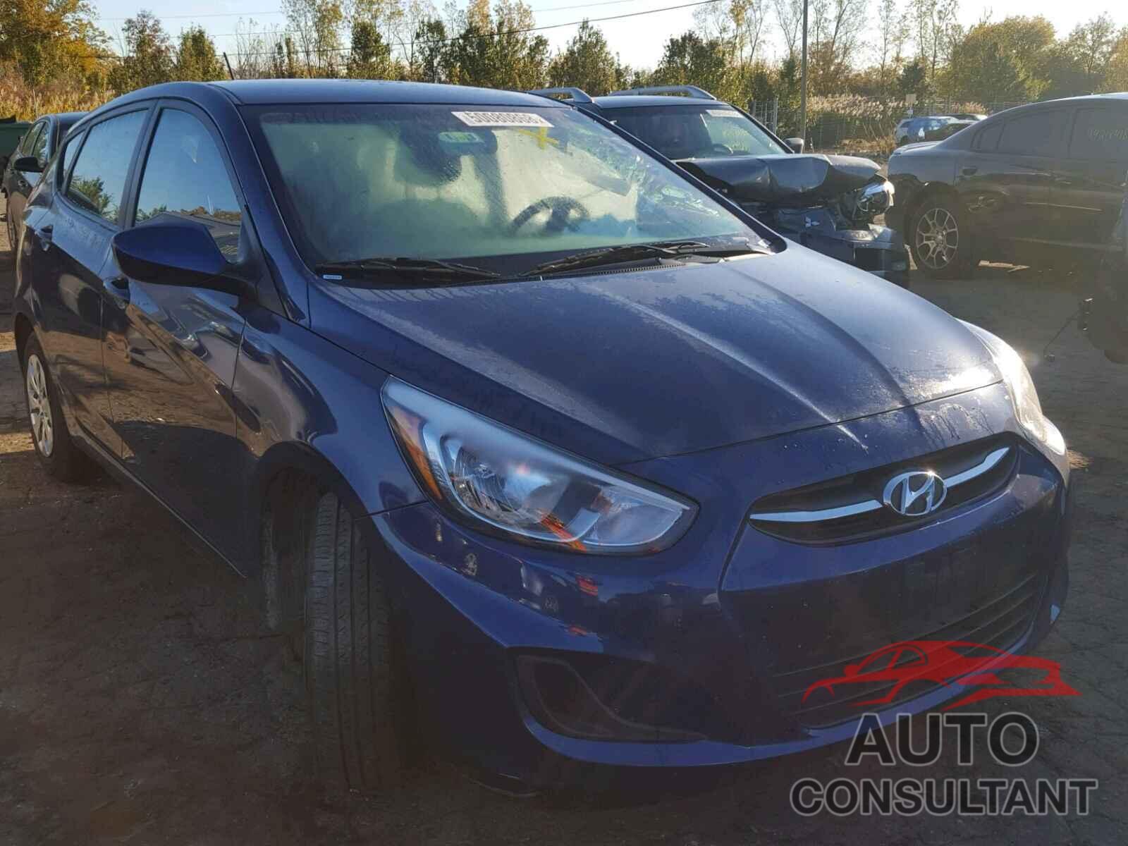 HYUNDAI ACCENT 2017 - KMHCT5AE4HU343213