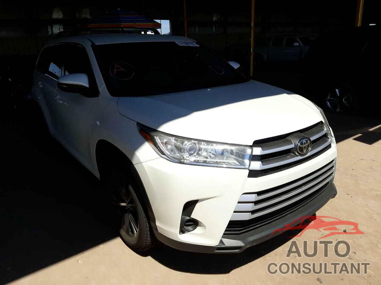 TOYOTA HIGHLANDER 2019 - 5TDZZRFH1KS329871