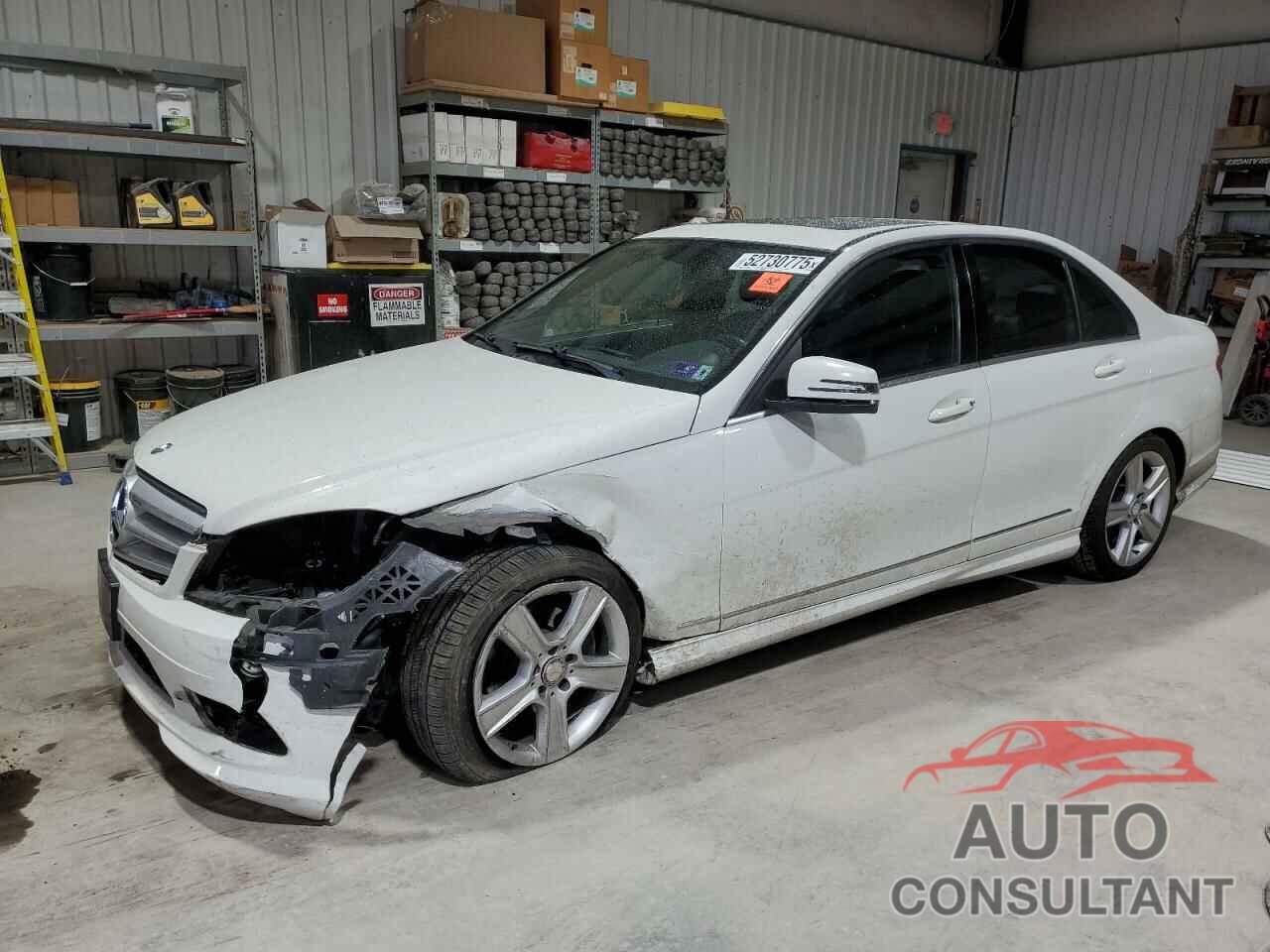MERCEDES-BENZ C-CLASS 2011 - WDDGF8BB2BR178183