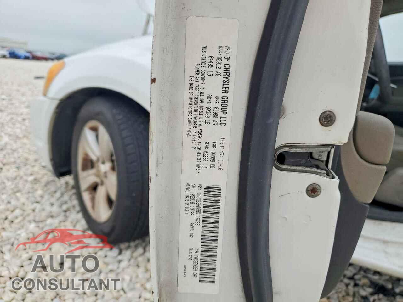 DODGE CALIBER 2011 - 1B3CB3HA0BD116768