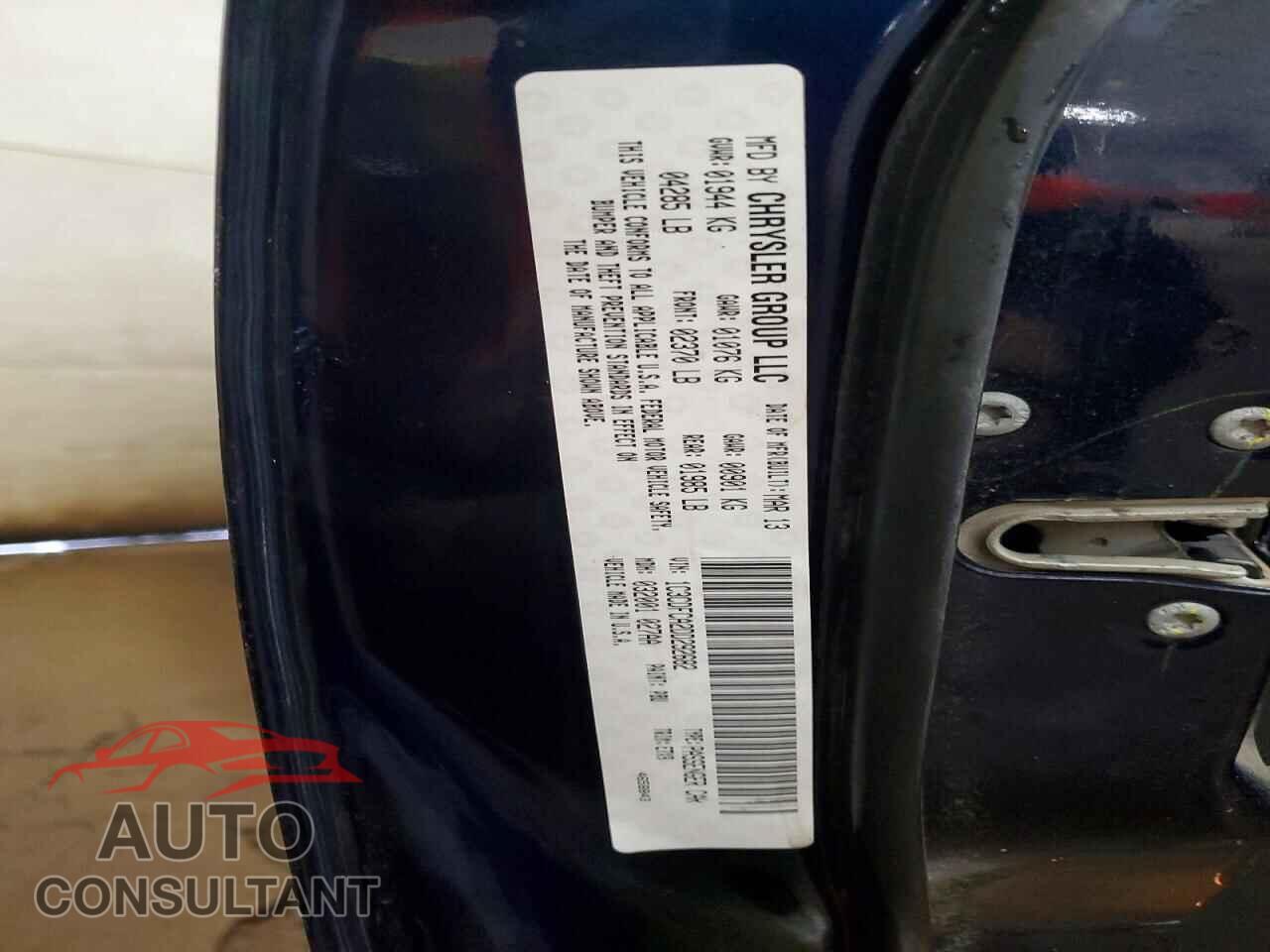 DODGE DART 2013 - 1C3CDFCA2DD292682
