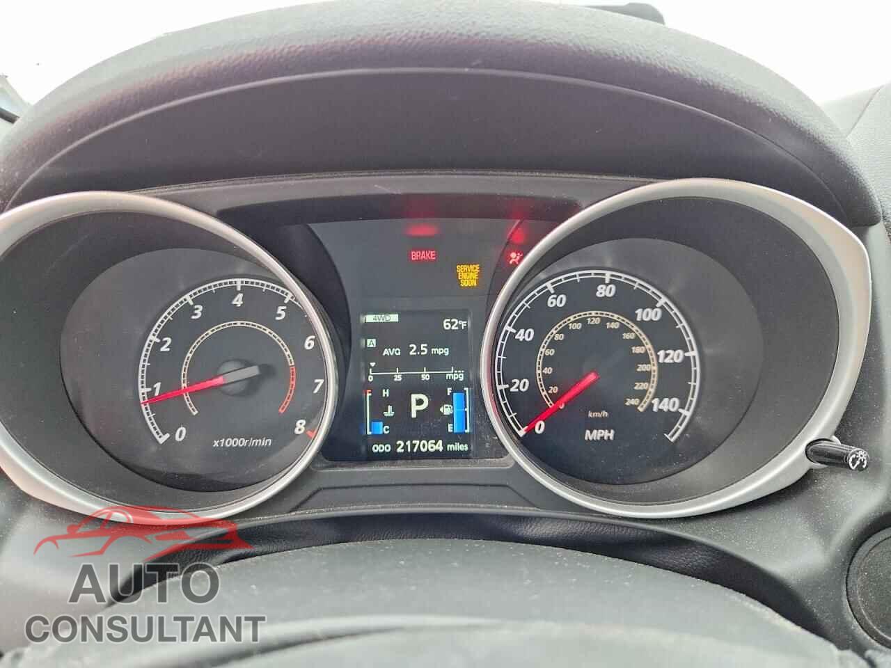 MITSUBISHI OUTLANDER 2014 - 4A4AR3AUXEE021549
