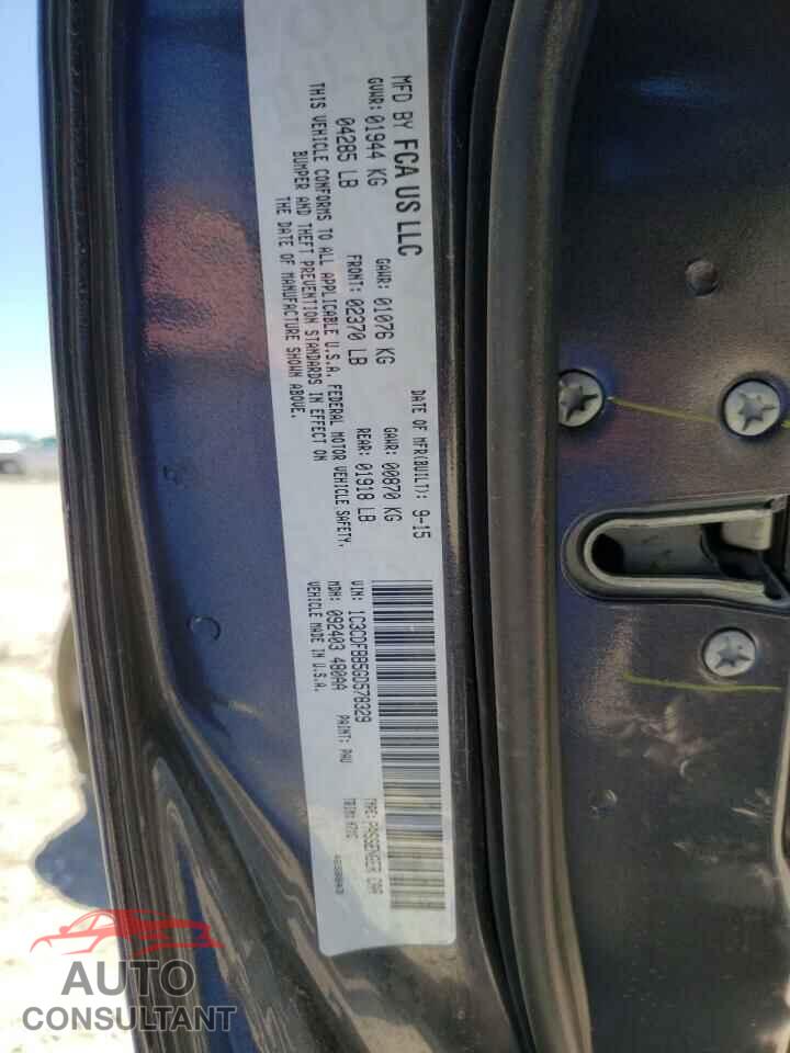 DODGE DART 2016 - 1C3CDFBB5GD578329