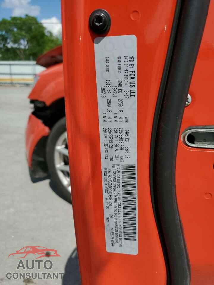 DODGE JOURNEY 2017 - 3C4PDCBBXHT619609