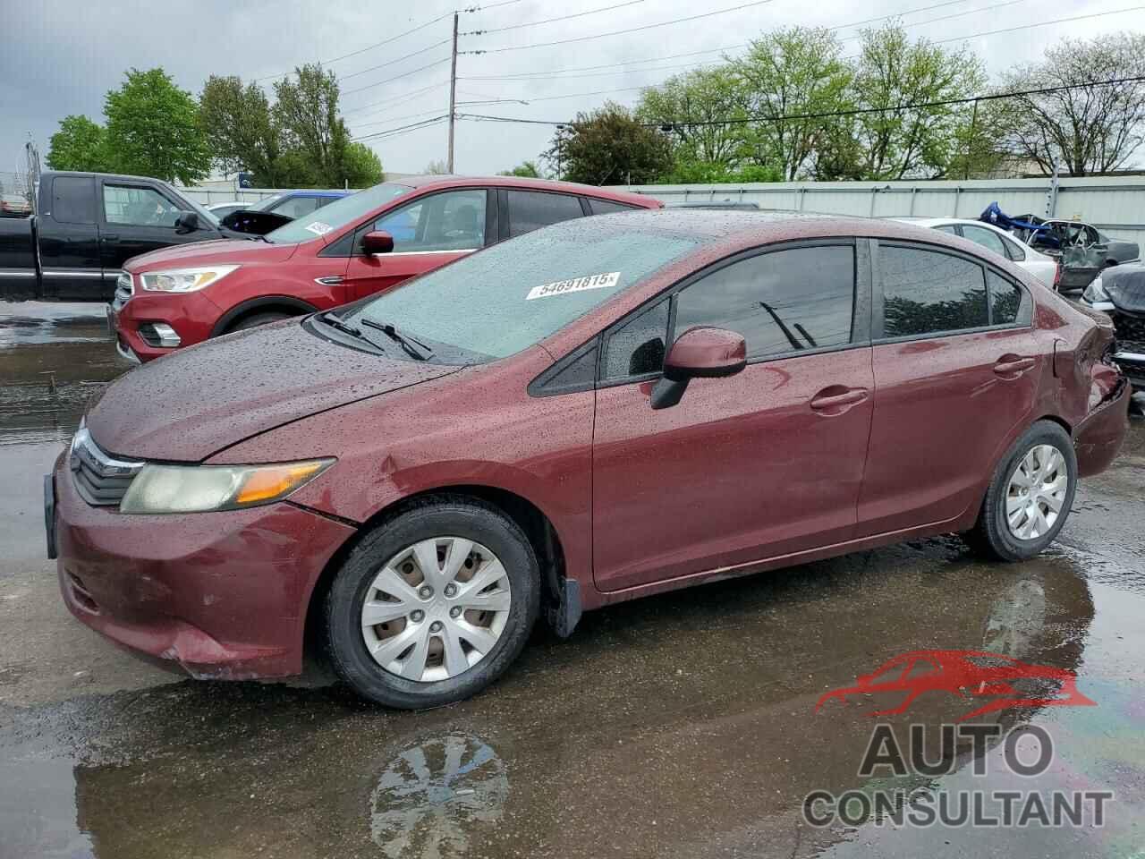 HONDA CIVIC 2012 - 19XFB2F57CE064325