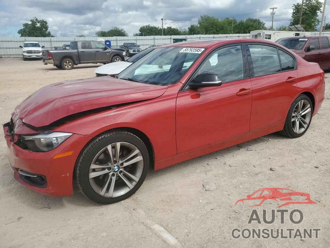 BMW 3 SERIES 2013 - WBA3B3C55DF536961
