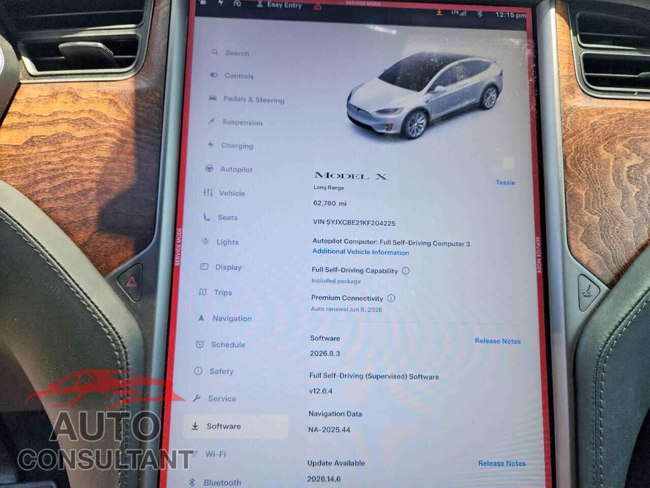 TESLA MODEL X 2019 - 5YJXCBE21KF204225
