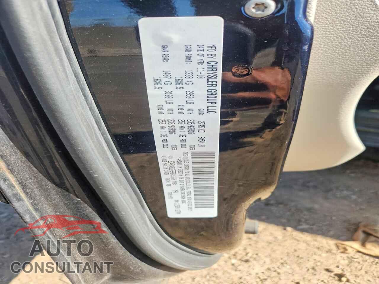 DODGE CARAVAN 2011 - 2D4RN3DG7BR603590