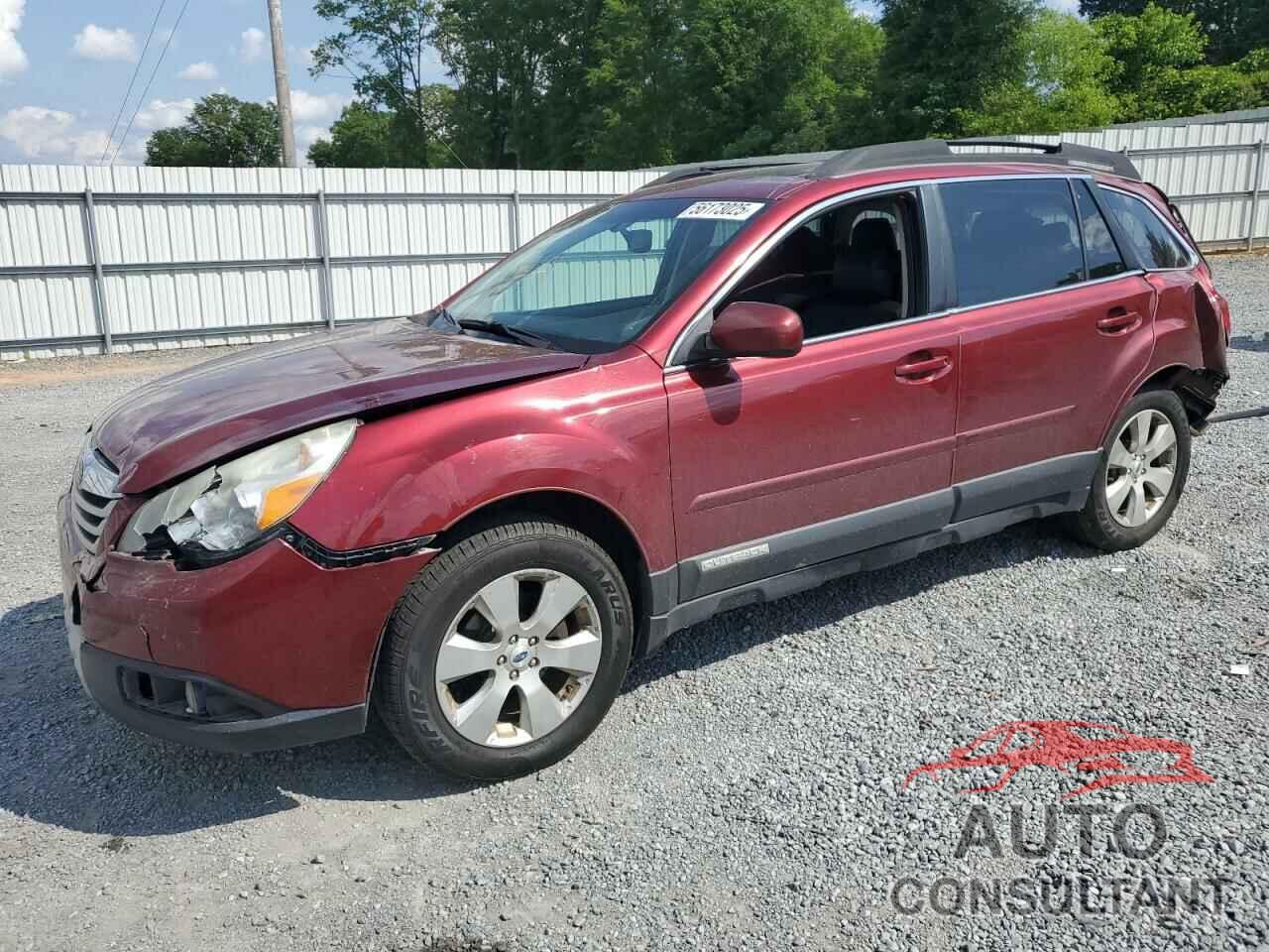 SUBARU OUTBACK 2012 - 4S4BRBKC6C3231226