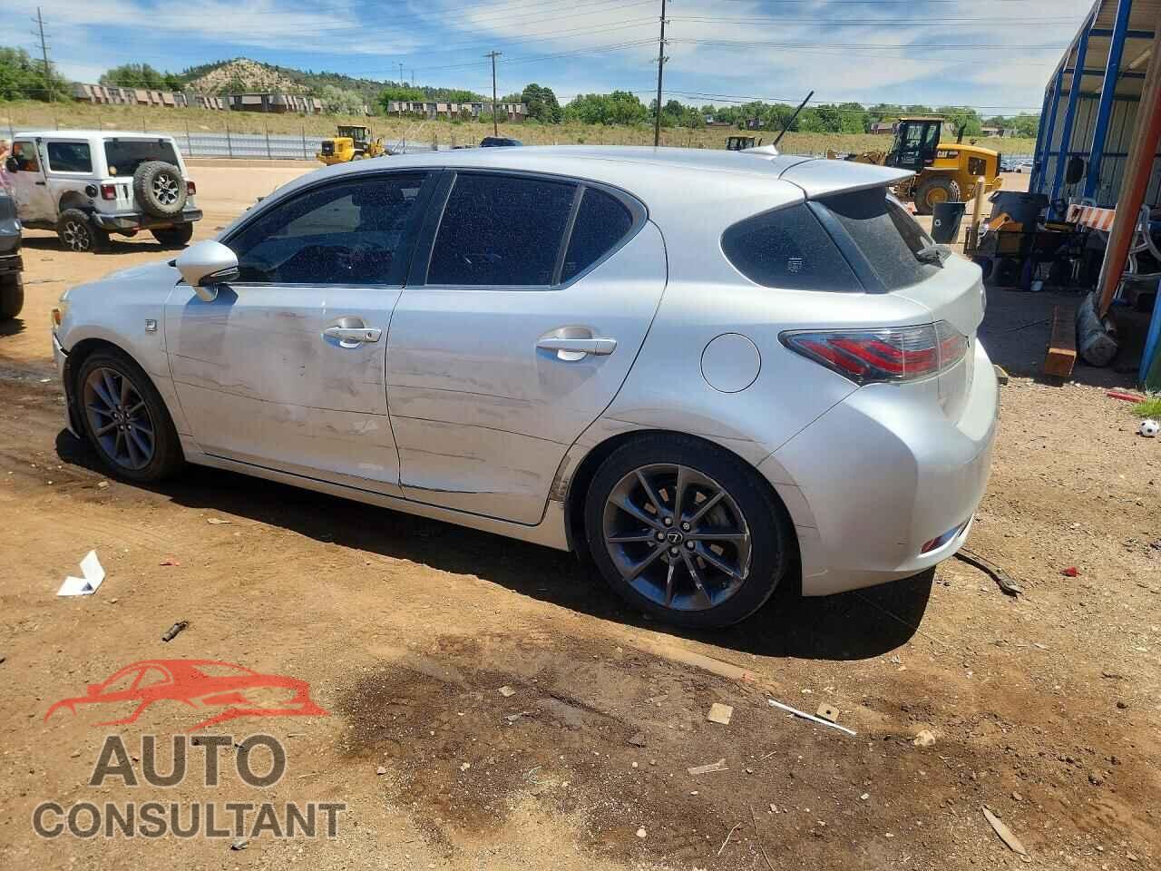 LEXUS CT 200 2012 - JTHKD5BH7C2074889