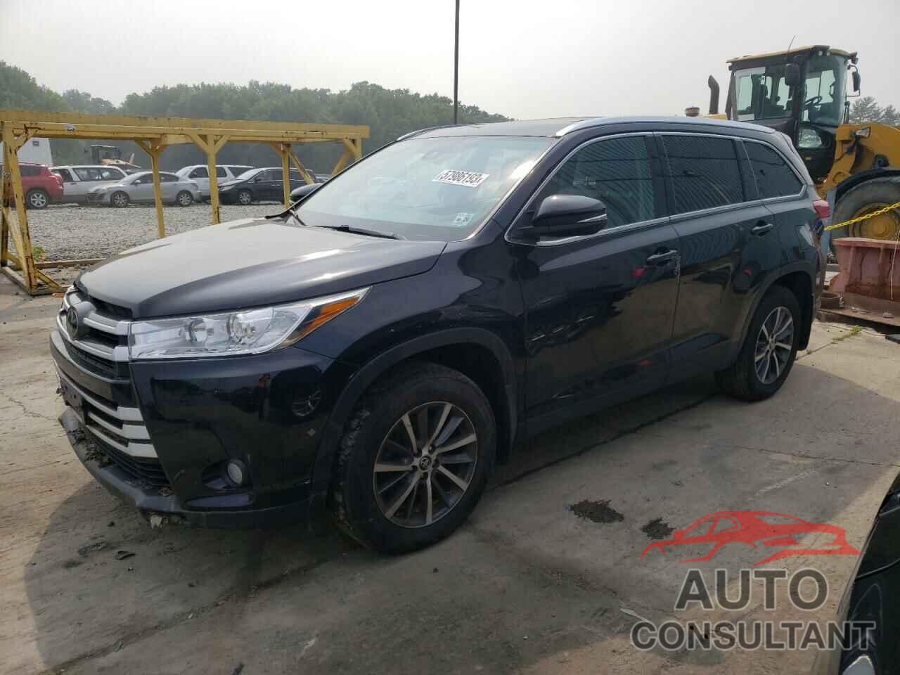 TOYOTA HIGHLANDER 2019 - 5TDJZRFH0KS566428