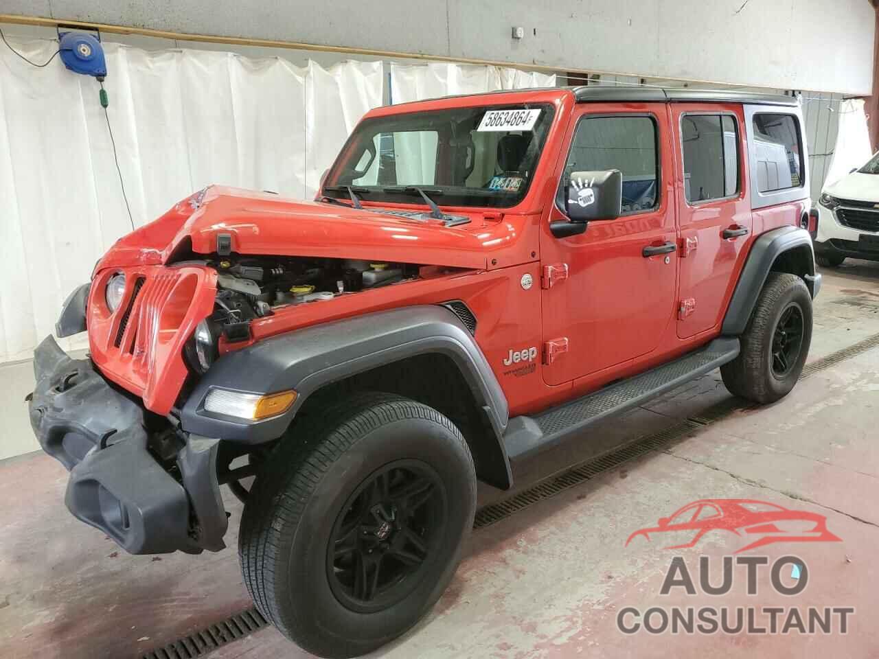 JEEP WRANGLER 2019 - 1C4HJXDG7KW534225
