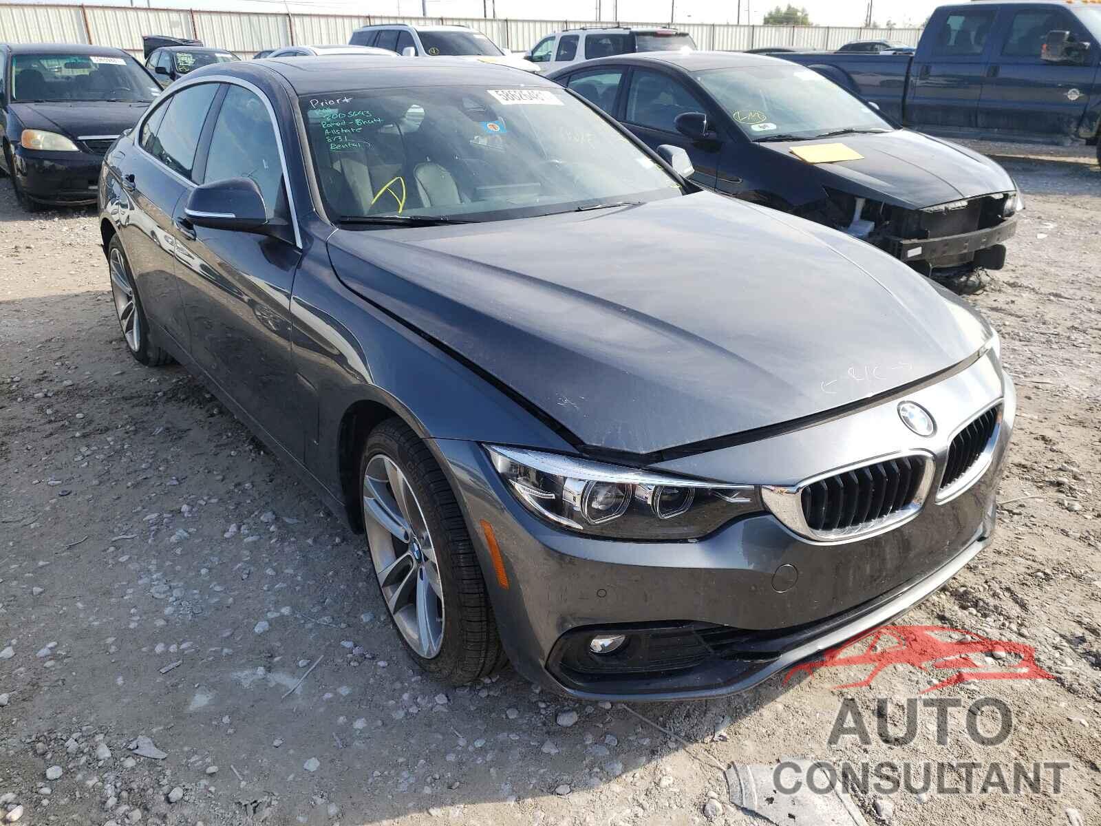 BMW 4 SERIES 2019 - WBA4J3C54KBL09062