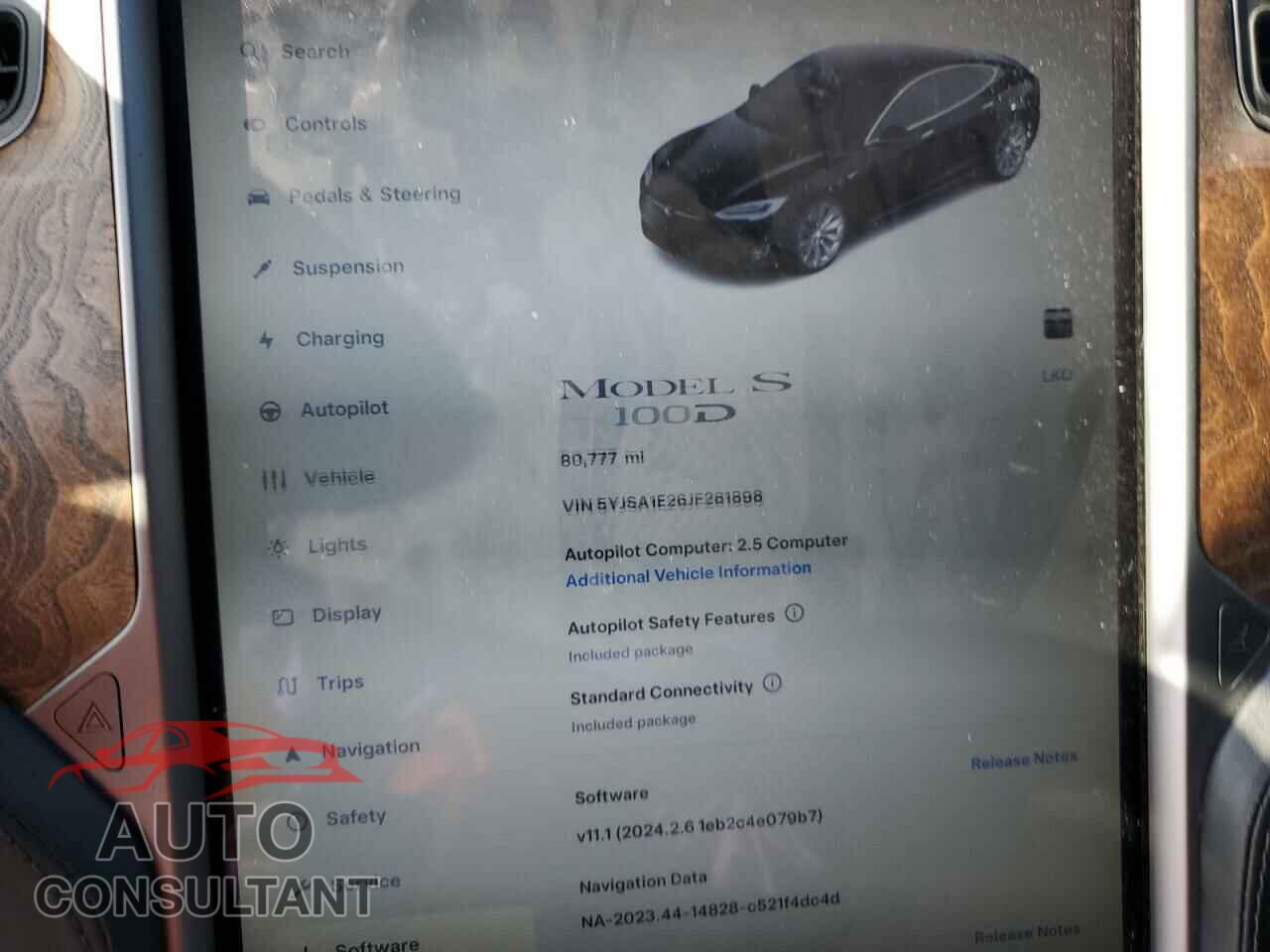 TESLA MODEL S 2018 - 5YJSA1E26JF261898