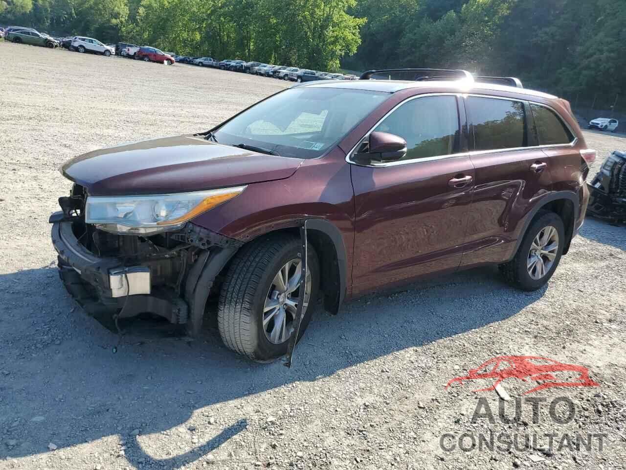 TOYOTA HIGHLANDER 2015 - 5TDJKRFH3FS131803