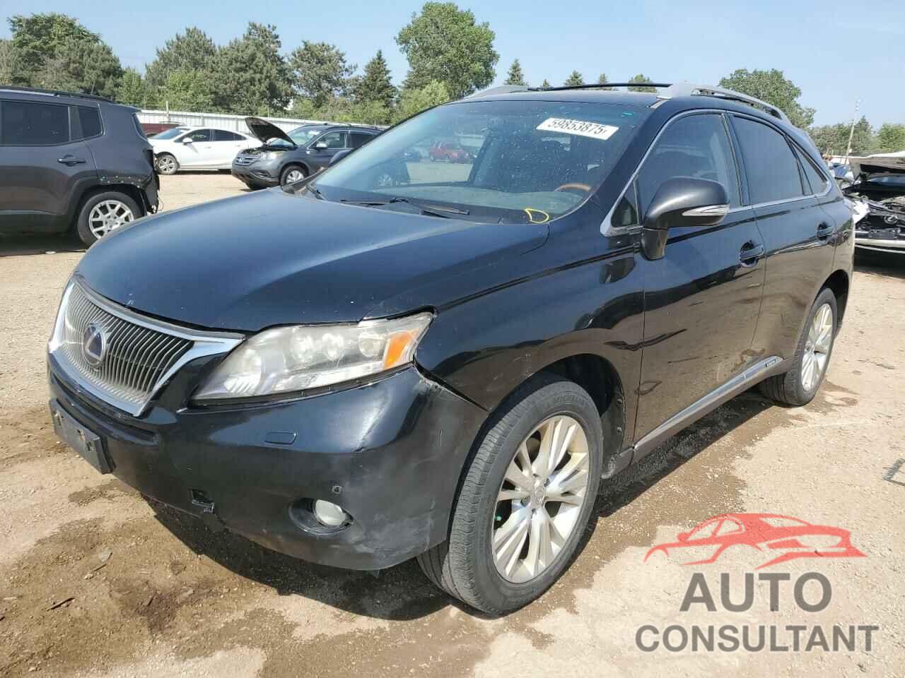LEXUS RX450 2011 - JTJBC1BA3B2422733