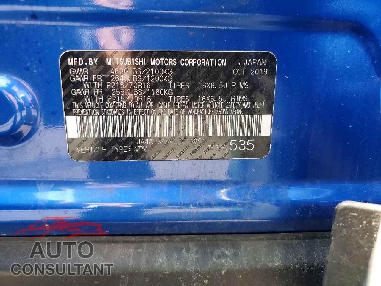 MITSUBISHI ECLIPSE 2020 - JA4AT3AA4LZ014854