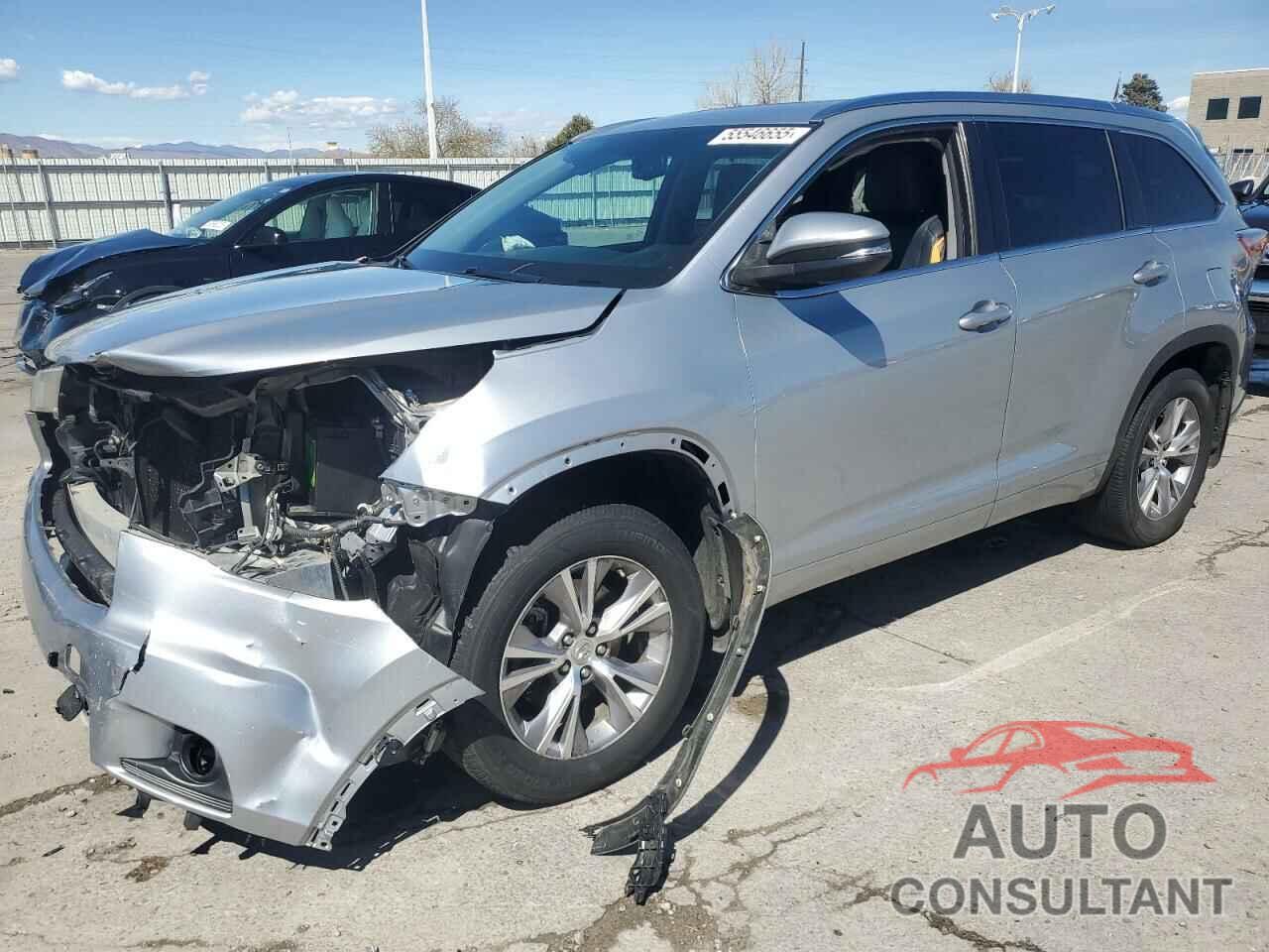 TOYOTA HIGHLANDER 2014 - 5TDJKRFH8ES029640