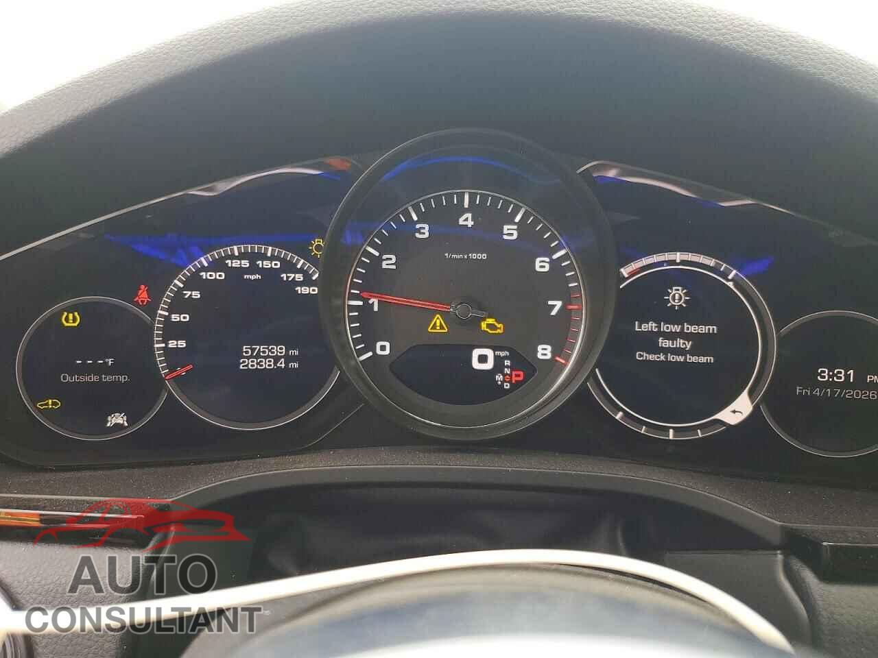 PORSCHE CAYENNE 2019 - WP1AB2AY9KDA61243
