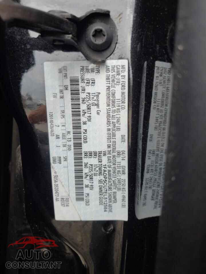 FORD CMAX 2014 - 1FADP5CU7EL512584