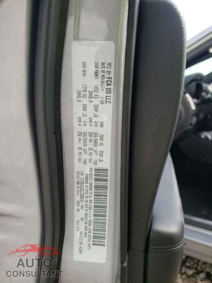DODGE DURANGO 2020 - 1C4RDHDG5LC269101