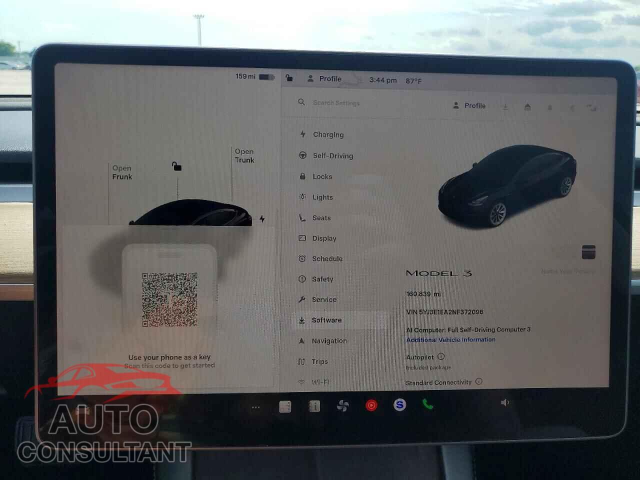 TESLA MODEL 3 2022 - 5YJ3E1EA2NF372096