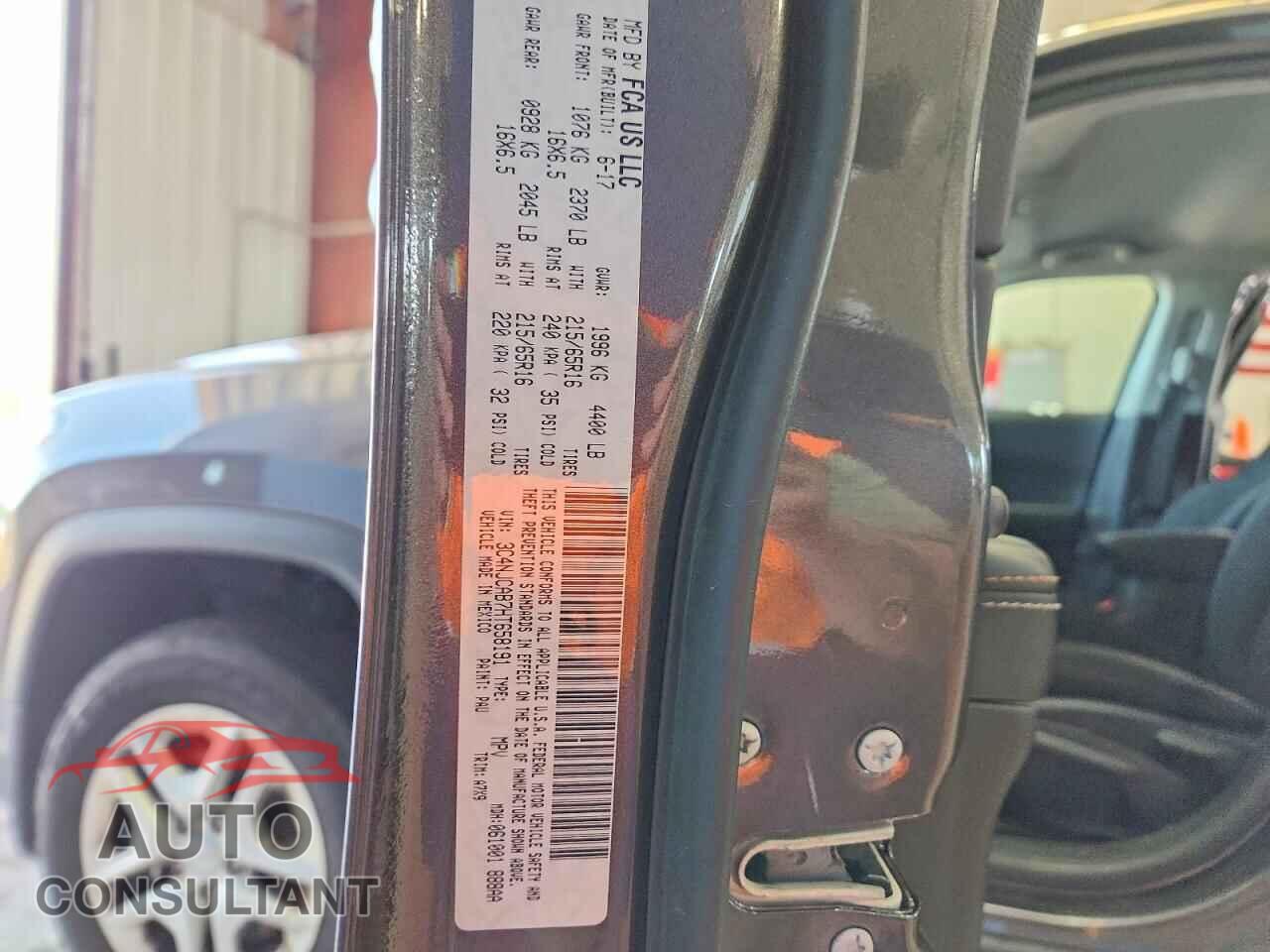 JEEP COMPASS 2017 - 3C4NJCAB7HT658191