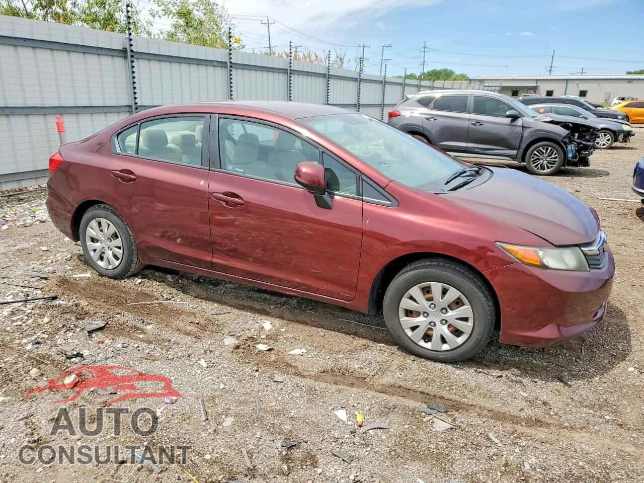 HONDA CIVIC 2012 - 19XFB2F55CE060709