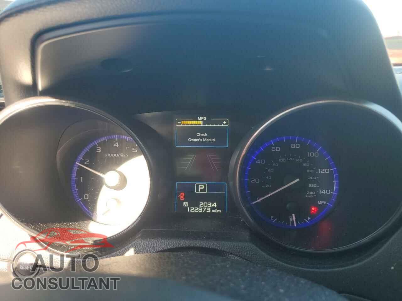 SUBARU OUTBACK 2016 - 4S4BSBFCXG3348344